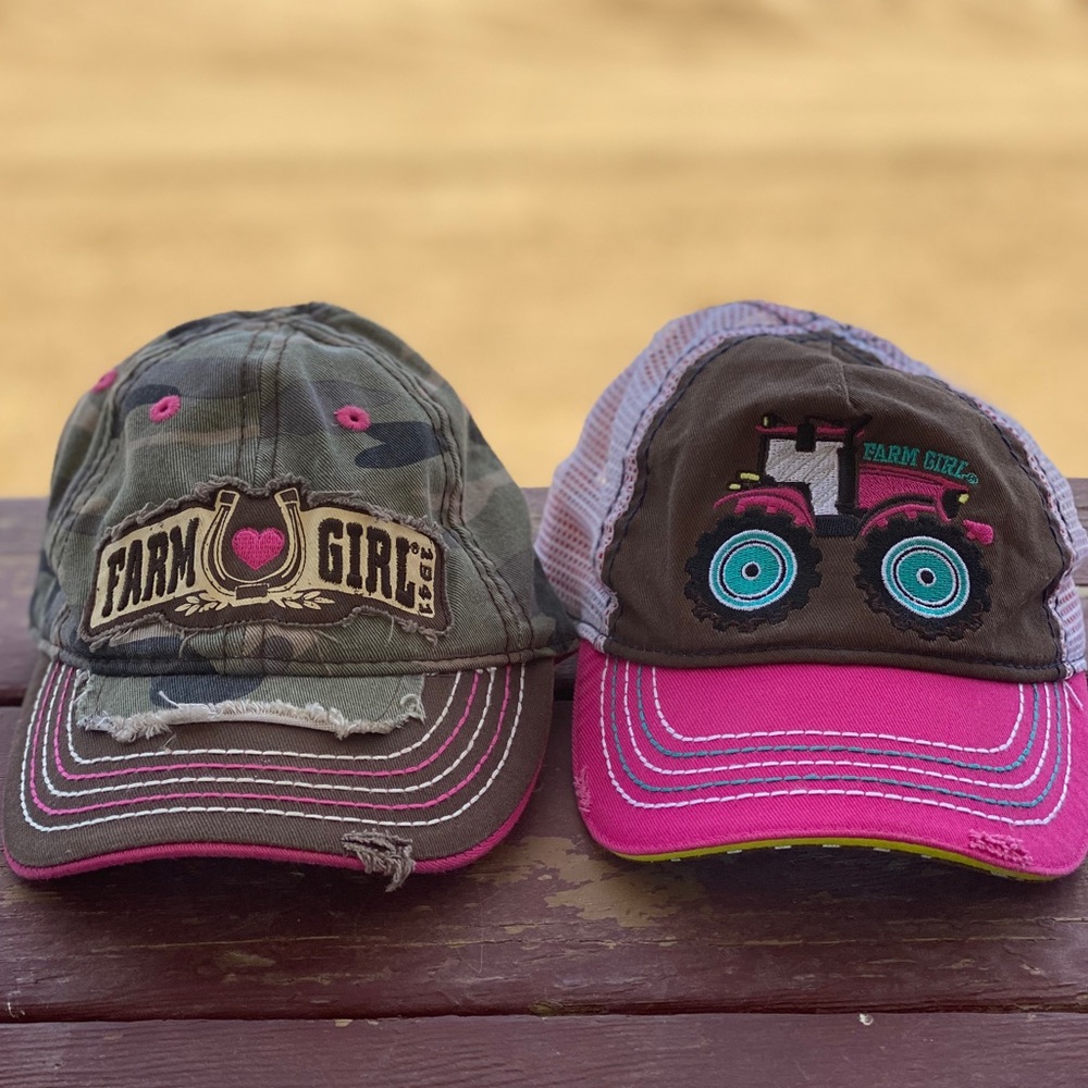Toddler Farm Girl / Barn Hat